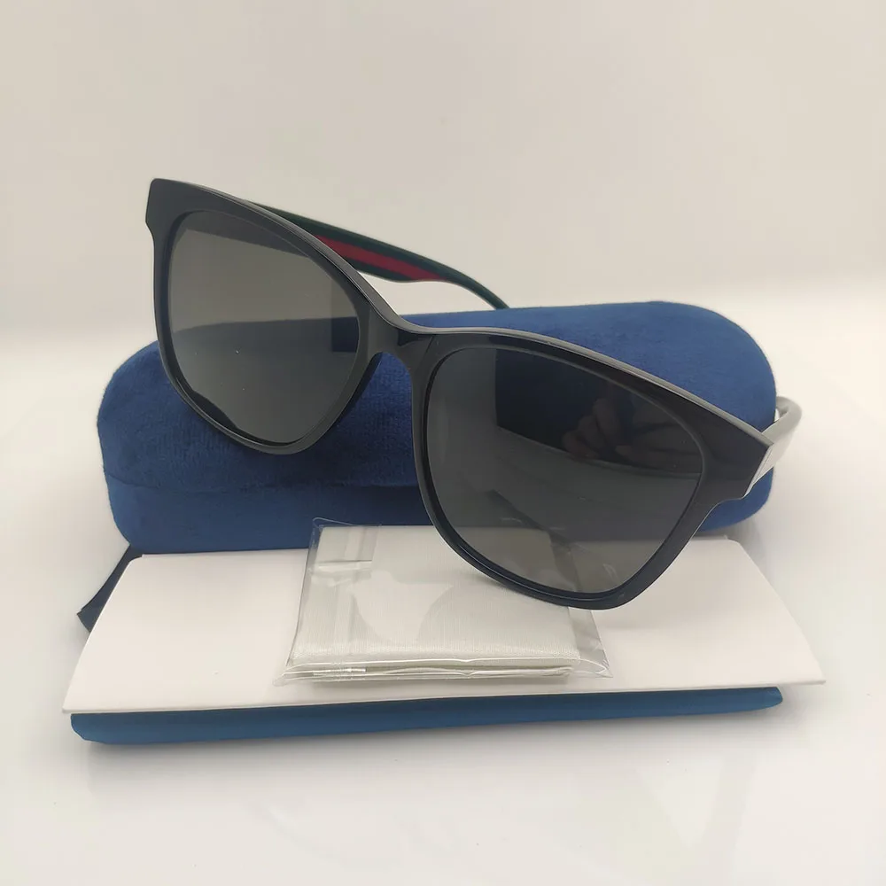 

Hot Products Black Green Red Acetate Sunglasses For Women Oval Personality Brand Designer Fashion Summer Girls For Sun Glasses