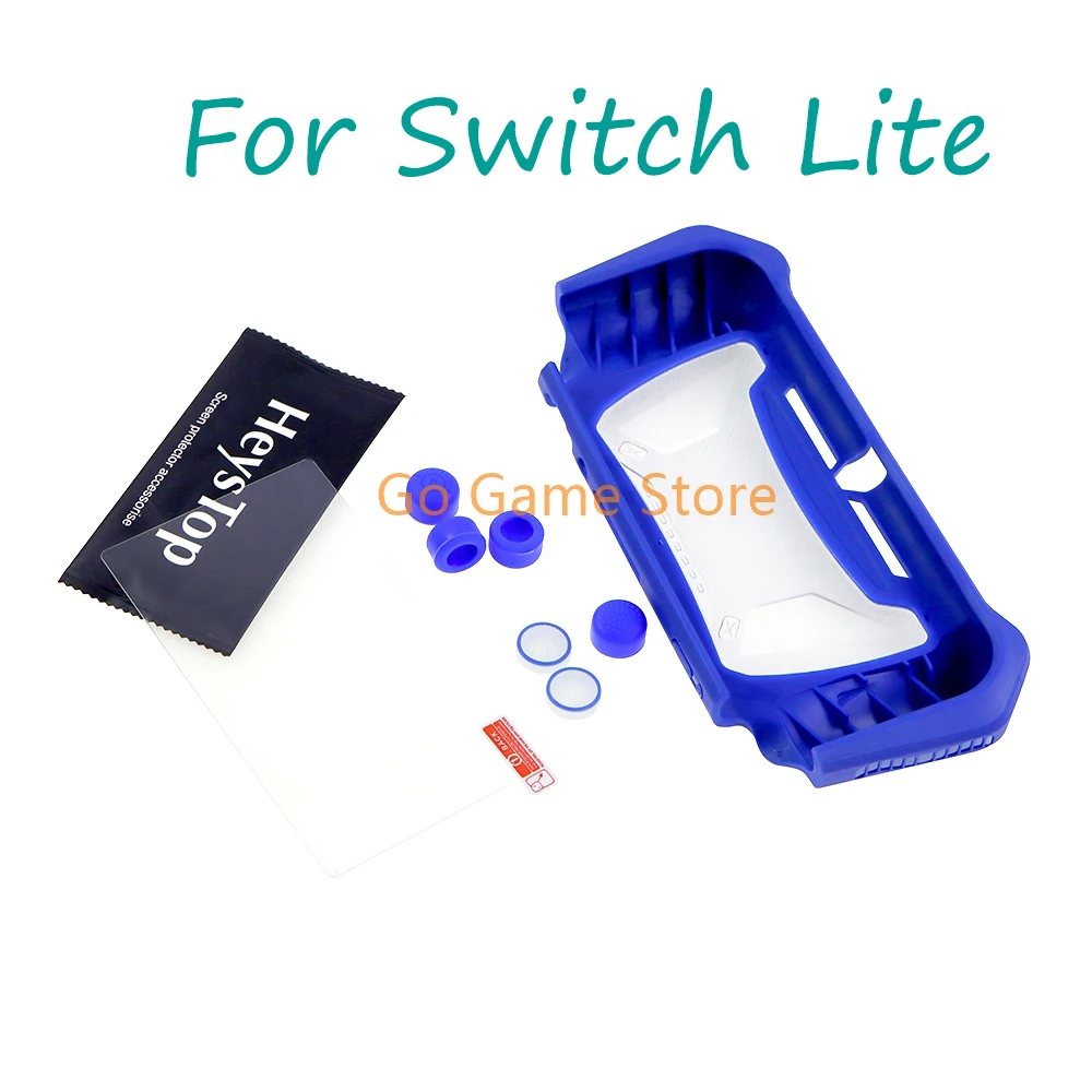 1 комплект ТПУ защитный чехол для Nintendo Switch Lite с закаленным стеклом Защитная