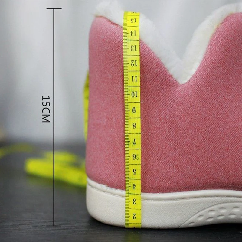 Plush Warm Home Flat Slippers Lightweight Soft Comfortable Winter Slippers Bag Heel Men Women Cotton Shoes Indoor Plush Slippers