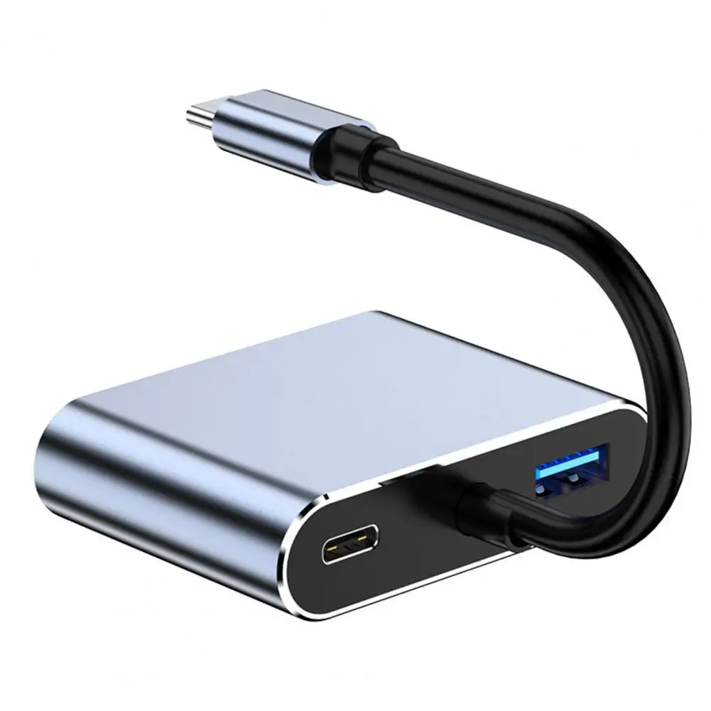 Фото USB-концентратор из алюминиевого сплава, 5 Гбит/с, HDMI-совместимый №1