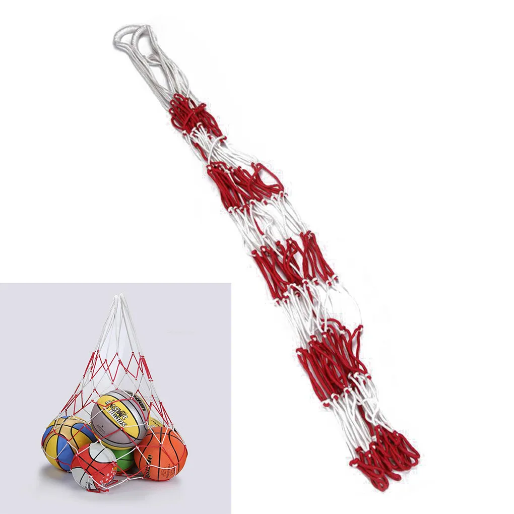 

1pcs 10 Balls Carry Net Bag outdoor sporting Soccer Net Portable Sports Equipment Basketball Volleyball ball net bag