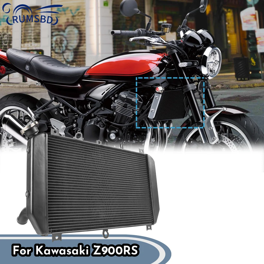 

Деталь охлаждения радиатора двигателя для Kawasaki Z900RS 2018-2023, Z900 RS Z 900RS, кулер, резервуар для воды, решетка, защита, аксессуары для мотоциклов