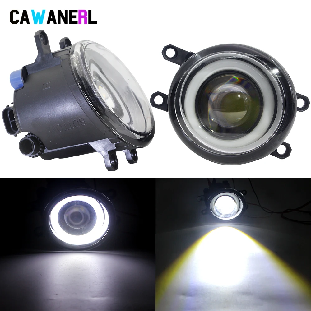 2 светодиодных противотуманных фар COB в сборе 30 Вт автомобильные противотуманные