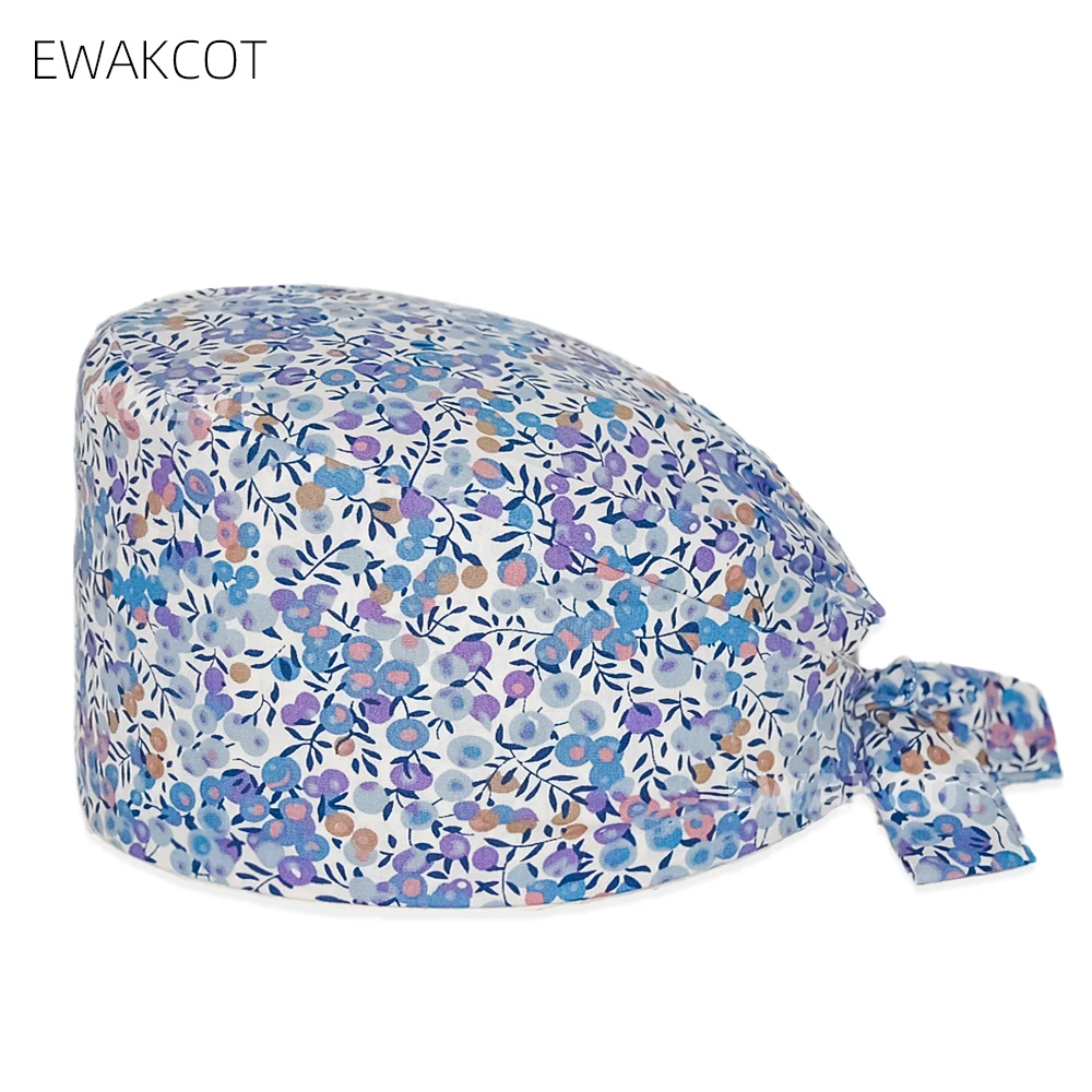 Медицинская Шапочка-скраб Унисекс С Фруктовым Узором Для Хирург И Медсестер