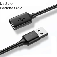 kebiss 2 0 fast speed usb cable extension extender male to female data cable suitable for pc tv usb mobile hard disk cable