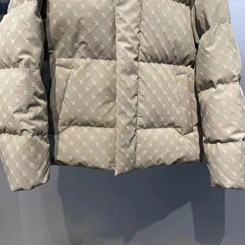 New Winter Fashion Brand Standing Collar Thick Down Jacket Men's Coat Casual Bread Jacket Men Jacket  Down Jacket Men
