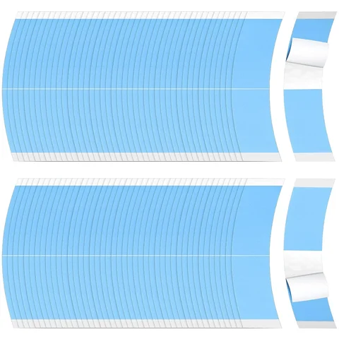36 шт. лента для системы волос, двухсторонняя клейкая лента для кружевного парика, лента для легкой очистки, разделение на два, четыре и восемь