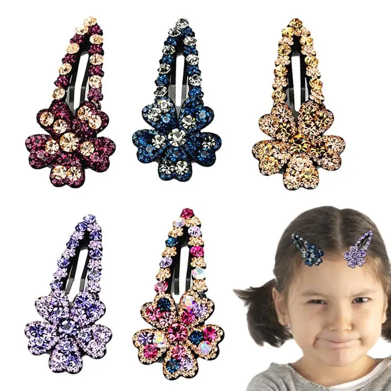 

Стразы, зажимы для волос, блестящие зажимы для волос для женщин, металлические заколки для волос для женщин, аксессуары для волос, 5 шт., метал...