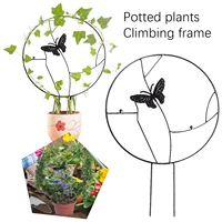 plant climbing bracket potted plant climbing frame a butterfly metal plant stand plant holder plant support bonsai tools jardin