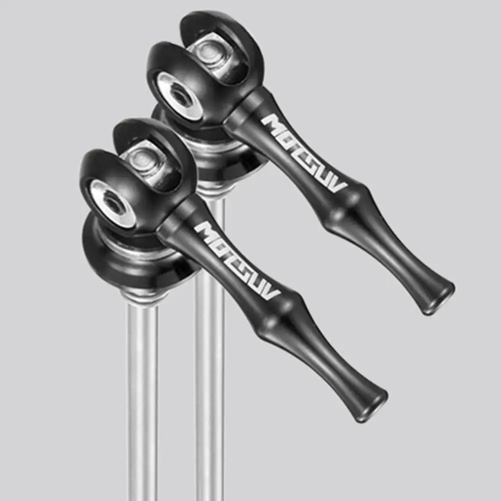 

1 Pair Quick Release Lever High Compressive Performance Black/Red Titanium Skewer Lever Practical Reliable Skewer Lever