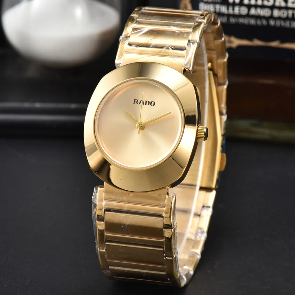Top Selling Rado Classic Style Original Watch Men's All Stainless Steel Fashion Simple Watch Quality Sports Waterproof AAA Clock