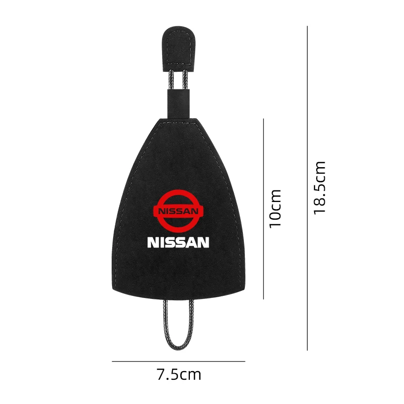 Замшевый чехол для ключей на шнурке от Nissan Note Juke Sentra патруль Navara Micra Стайлинг