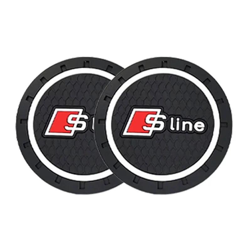 

2025, 2 шт., автомобильный противоскользящий силиконовый держатель для чашки с водой, подставка для напитков для Audi Sline A4 B7 B8 B9 A3 8P 8V 8L A5 A6 C6 C5 C7 A1