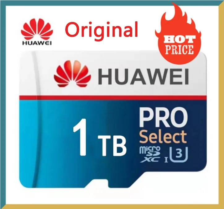 

1TB 100% Genuine HUAWEI Micro SD Card Flash Memory Card 128GB 256GB 512GB 1 TB 32GB 64 GB 16 Class 10 High Speed Microsd TF Card