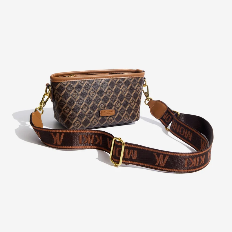 2023 Small Design Print Underarm Bag Women's New Casual Fashion Wide Shoulder With Large Capacity Single Shoulder Crossbody Bag