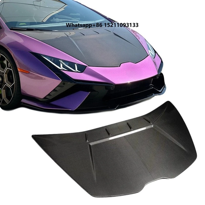 Фото Автомобильные аксессуары для Huracan: Капот/крышка двигателя из сухого карбона в стиле Tecnica для Huracan Evo LP610-LP580 №1