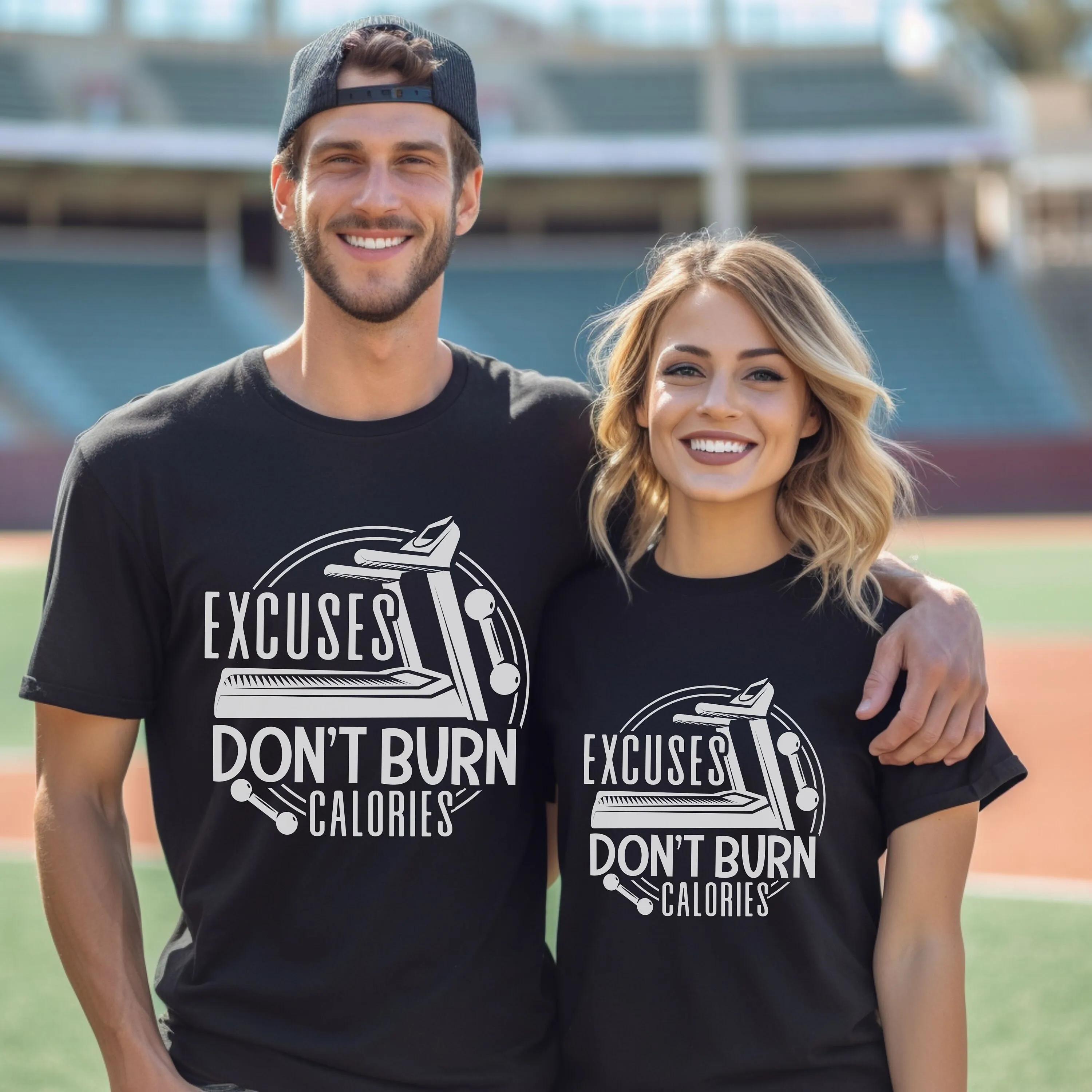 Футболка PEDRAZA Excuses Don'T Burn Calories хлопок