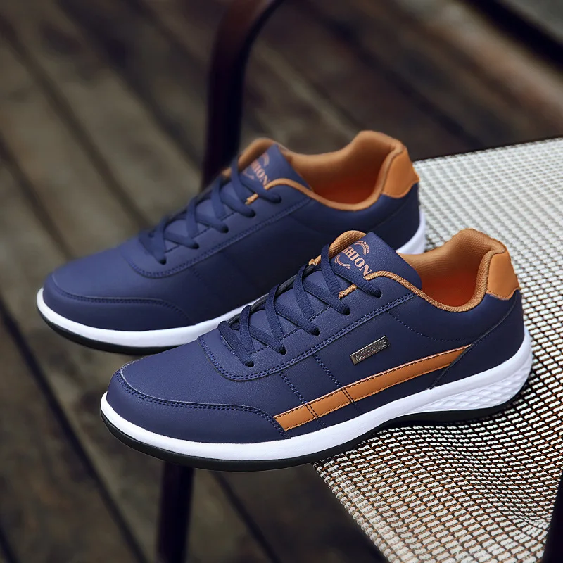 

Men Shoes Sneakers Lace Up Lightweight Comfortable Casual Shoes Sneakers Non-slip Footwear Men Vulcanized Shoes