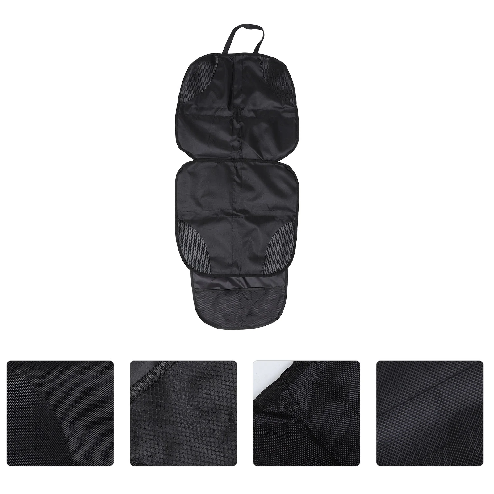 

Auto Seat Protector Car Mat Child Baby Storage Pockets Children Carseats Safety Cover Kids