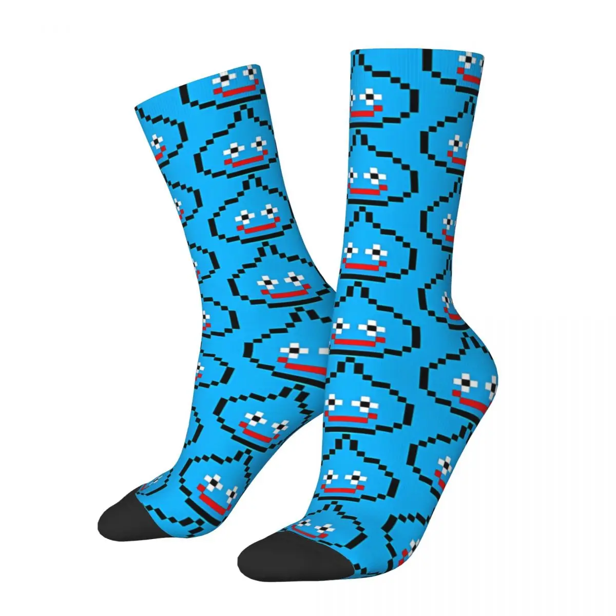 

Funny Happy Sock for Men Slime Harajuku Dragon Quest Game Breathable Pattern Printed Crew Sock Casual Gift