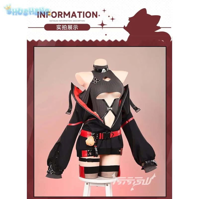 Фото Игра Azur Lane KMS Duisburg Косплей Костюм Хэллоуин Карнавал Девушка Сексуальное Пальто Брюки Пояс Ожерелье Аксессуары Униформа Комплект S-XXL №4