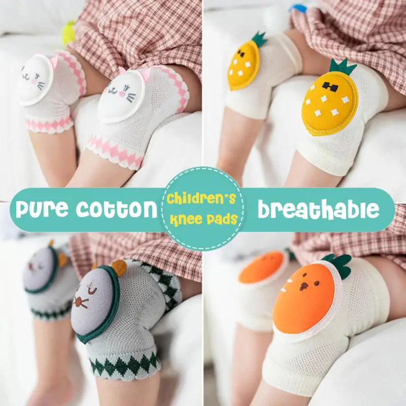 

Baby Crawling Cotton Sock Girl Boys Knee Protector Soft Cotton Toddler Baby Knee Pads Safety Crawling Knee Coverage Accessories