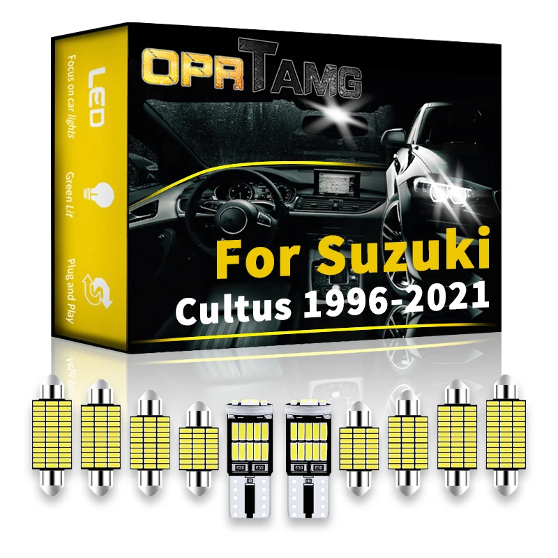 

OPRTAMG для Suzuki Culture 1996-2021 Canbus автомобильные светодиодсветодиодный внутренние купольсветильник лампы багажника без ошибок светильник щения