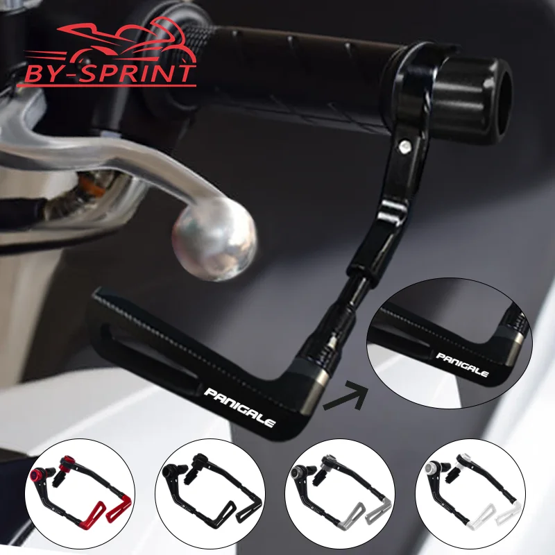 

High Quality Motorcycle 22mm Handlebar Grips Guard Brake Clutch Lever Protector For DUCATI 899 959 1199 1299 Panigale V2 V4 V4S