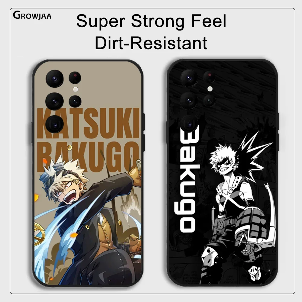 MHA B-Bakugou K-Katsuki чехол для телефона Samsung Galaxy S24 Ultra S22 S23 S21 S20 5G защитный силиконовый ТПУ