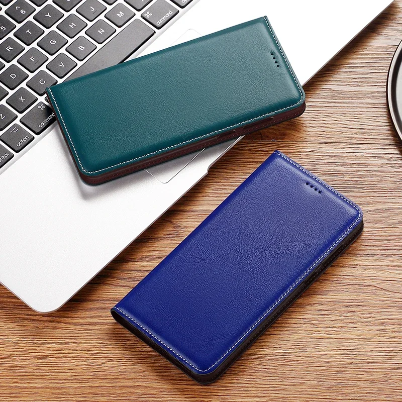 Чехол для Samsung Galaxy S20 S21 S22 S23 FE Ultra Plus из натуральной кожи