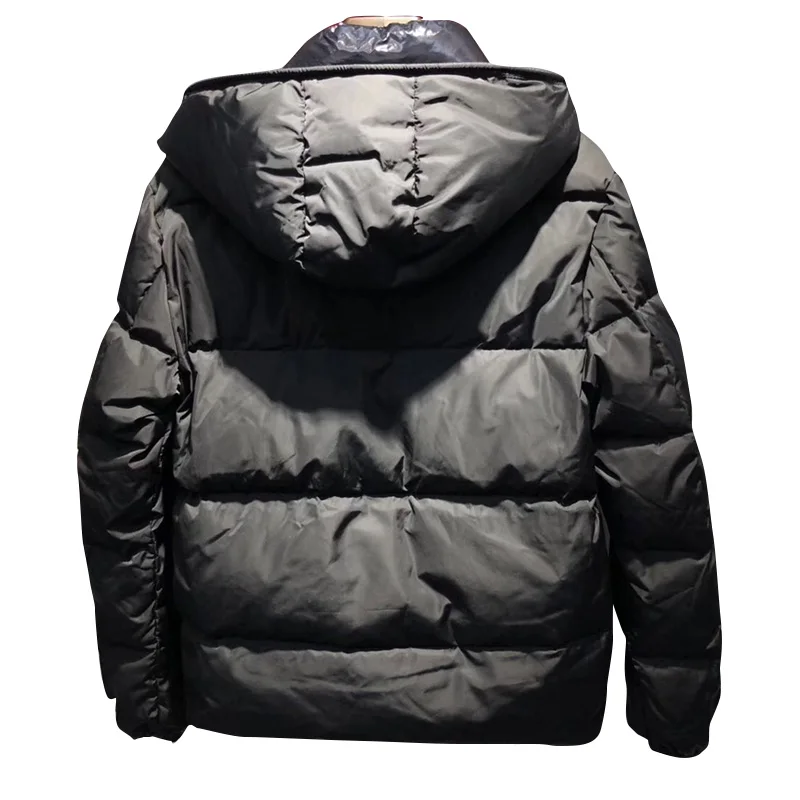 New winter 2022 STARbags hooded down jacket for men, long casual standing collar, light and thin coat for men，high quality