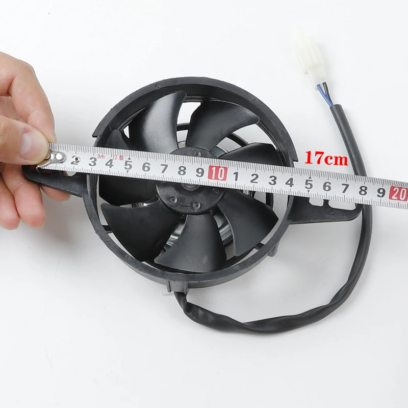 Мотоцикл Черный 12V 35W Охладитель Вентилятор Масляного Охладителя Электрический Радиатор Двигателя для 85 exc 250 Honda CRF 450X ATV ГО-карта.