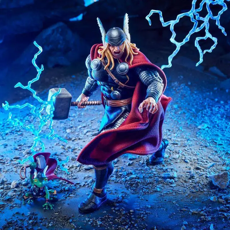 Фото 【Предзаказ】Оригинальная фигурка Marvel Legend 6 дюймов (15 см) из серии Ultimate Thor, изысканный подарок ручной работы на день рождения, украшение №5