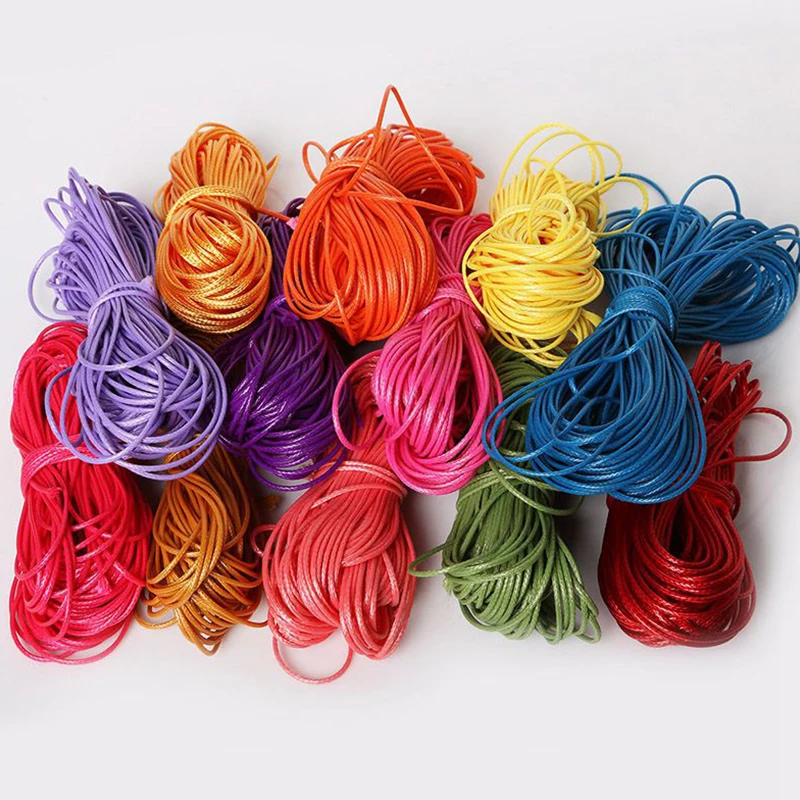 

1Pack Multicolor Necklaxe Bracelet line Jewelry Findings String Strap Waxed Thread