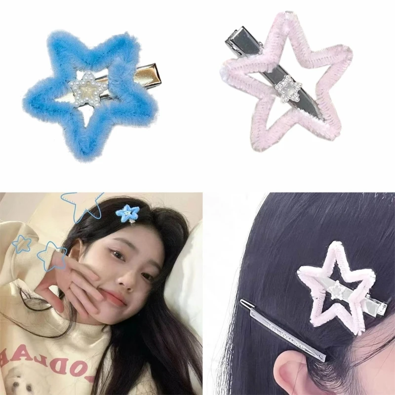 

Five-Pointed Hair Clip for Women Hairpin Trend Hair Barrette Korean Style Headwear Girls Hair Accessoires