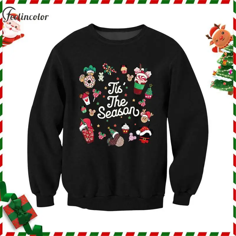 Рождественские толстовки с рисунком Трампа для мужчин пуловер 3D принтом