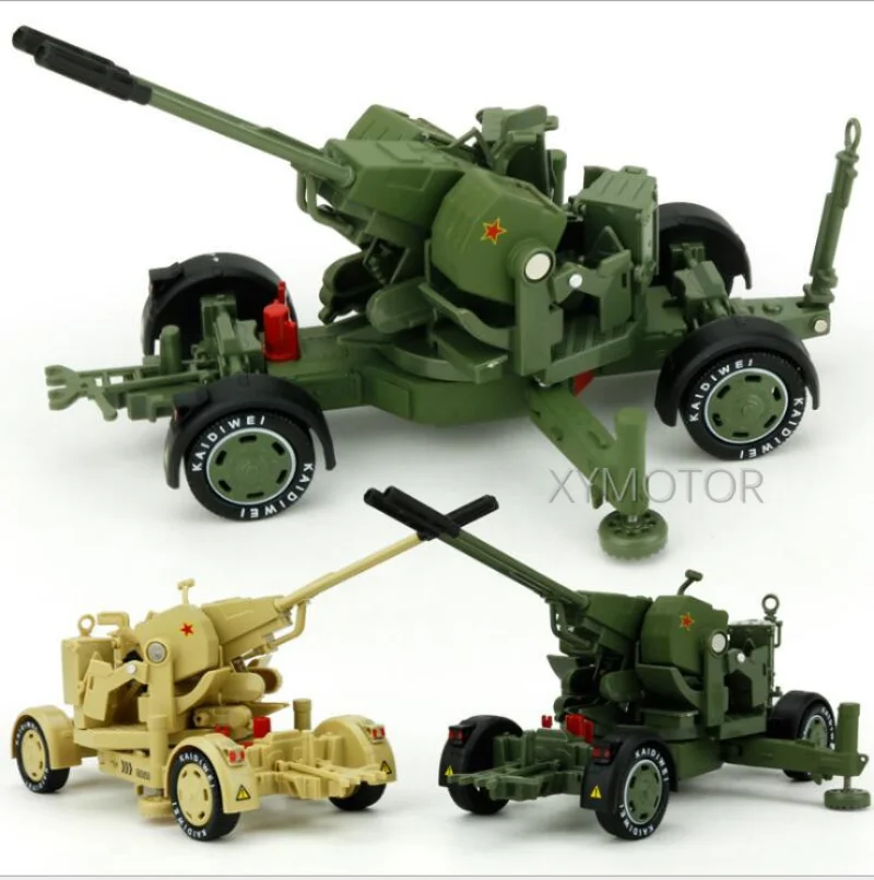 

KDW 1/35 Antiaircraft gun 90° UP Down Barrel 360° platform Diecast Model Flak