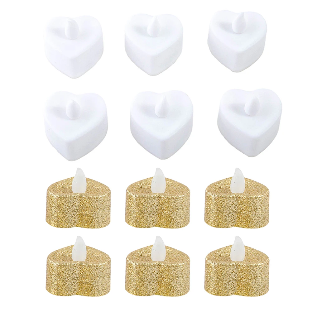 

Flameless LED Tea Lights Candles Battery Powered Flickering Pillar Candles Votive Tealight Romantic party Home Decor