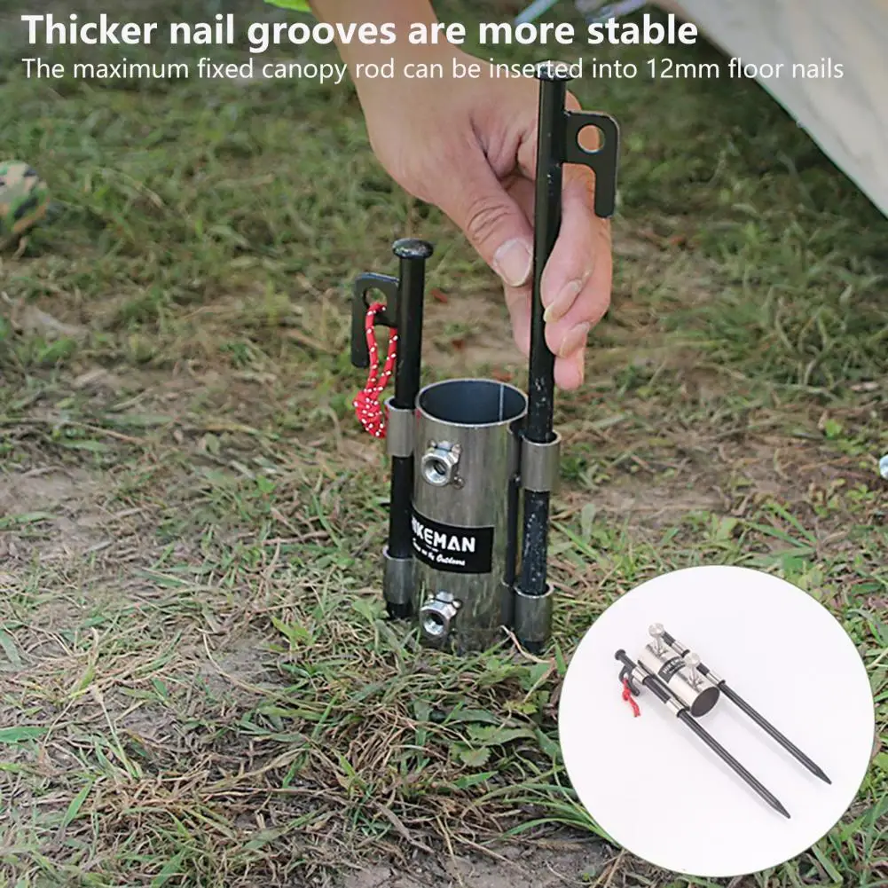 

Small Tent Rod Holder Windproof Widely Used Lightweight Mini Awning Rod Holder Tent Rod Fixed Tube Awning Rod Holder
