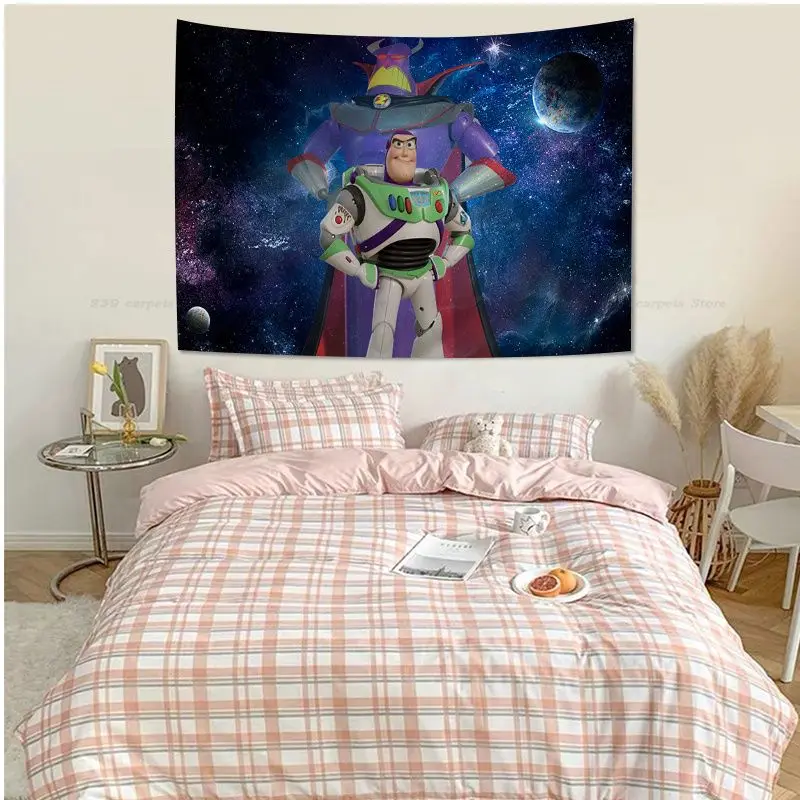 Настенный яркий гобелен с изображением истории игрушек Диснея недорогой