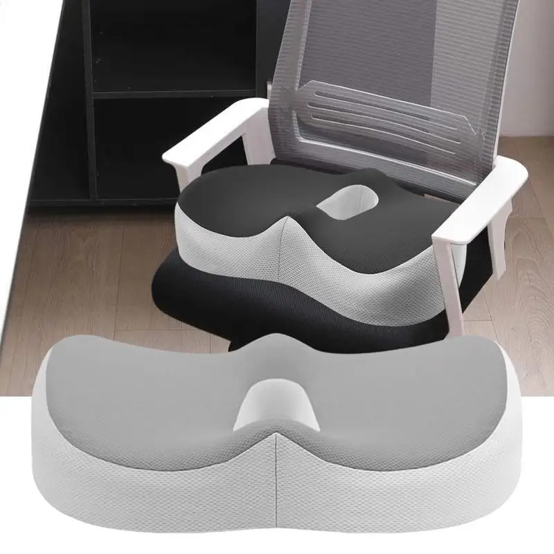 Подушка на сиденье нескользящая настольная мягкая подушка эргономичная стул