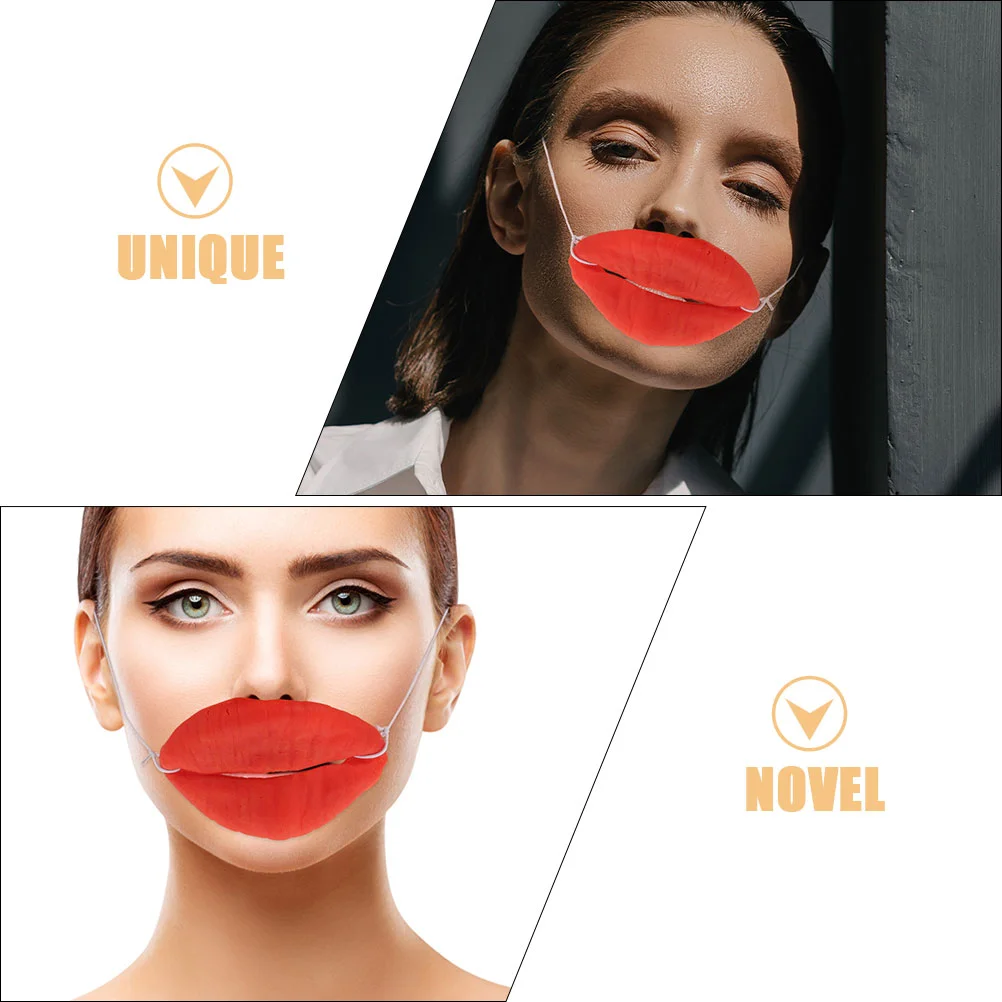 3 шт. красная колбаса игрушка декор для губ забавный большой рот косплей клоун