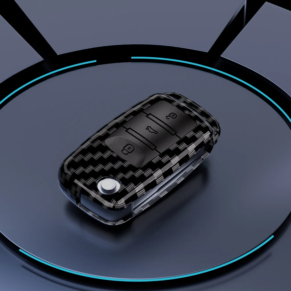 

Чехол Для Ключей Из Углеродного Волокна ABS Для VW Volkswagen Polo Tiguan Passat B5 B6 B7 Golf 4 5 6 MK6 Jetta Lavida Skoda O...