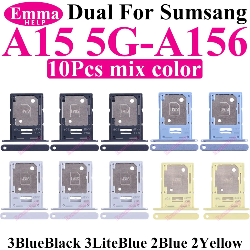 Для Samsung A06 A16 A26 A36 A56 A05 A05s A15 A25 A35 A55 Лоток для SIM-чипа Слот Держатель SIM-карты Карман A066 A165 A166 A266 A366 A566 (art.: 3920cdeb2fe21) - 3920cdeb2fe21