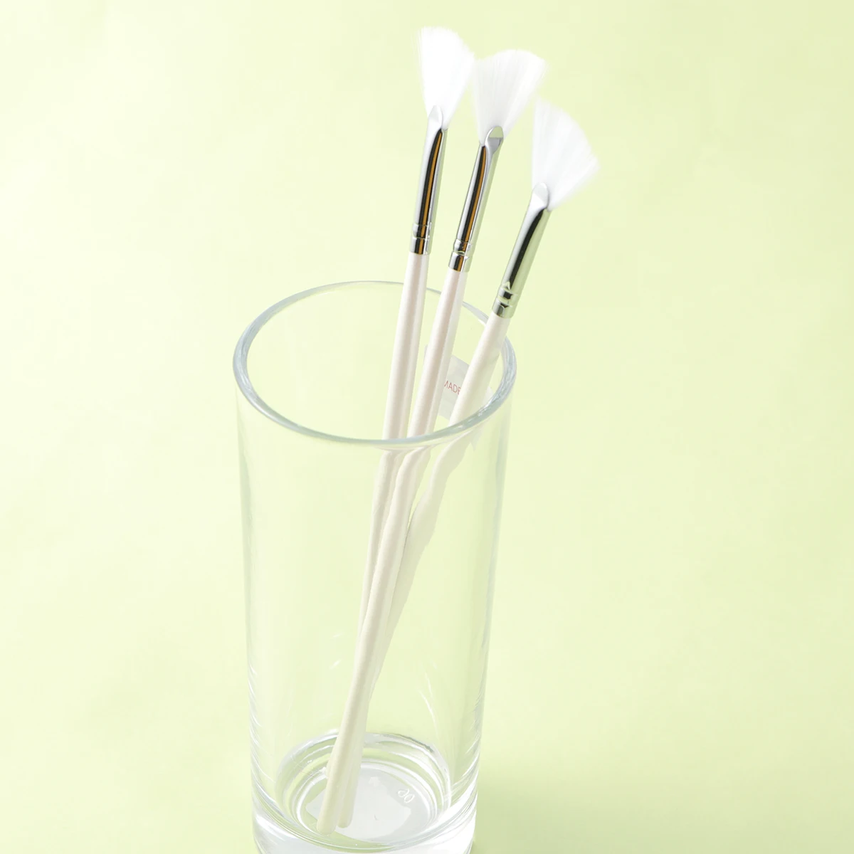 3 шт. кисть для маски лица длинная ручка веерообразная портативная