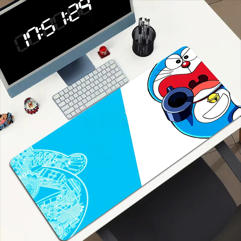 

Игровой компьютерный коврик для мыши Doraemon, Офисные аксессуары, Настольный коврик для компьютерных игр, коврик для мыши, игровые коврики с аниме клавиатурой, расширенные Xxl