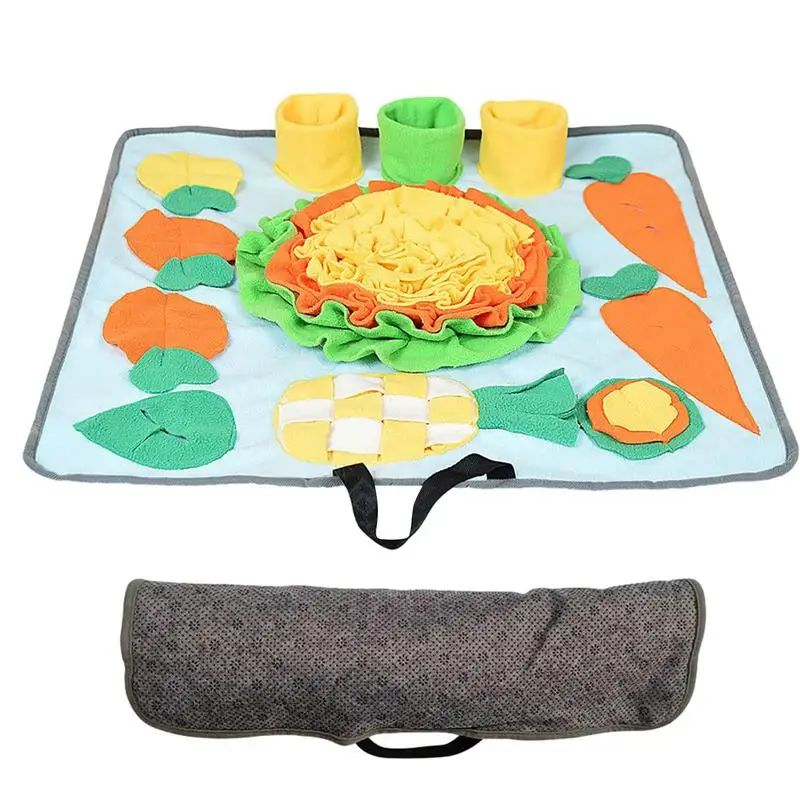 

Коврик для кормления из ткани «Оксфорд», легкая интерактивная игрушка для собак, для путешествий и походов