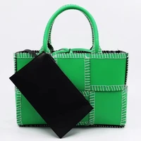 new genuine leather large capacity bucket bag high quality luxury designer vegetable basket woven handbag womens tote bag