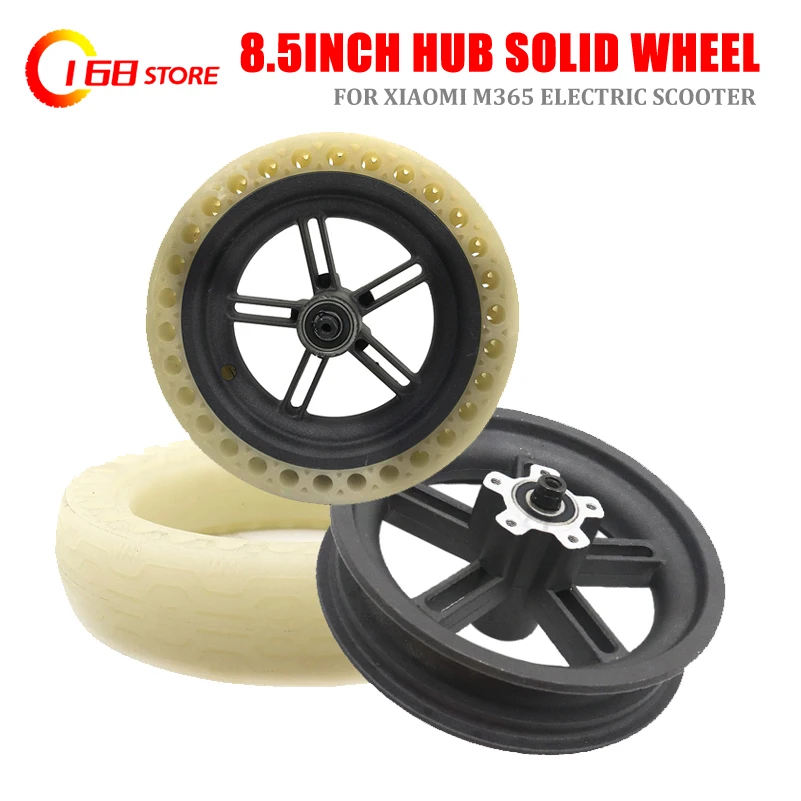 

Fluorescent Tires for Xiaomi Mijia M365 Scooter Tyre Solid Hole Tires Luminous Shock Absorber Damping Rubber Tyres Wheels