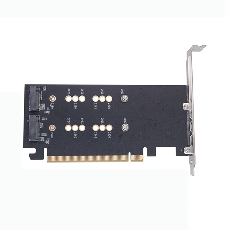 M.2 M Key SSD-накопитель для Pcie X16 4-канальная разделенная карта массива 4X32 Гбит/с